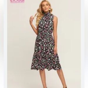 Nanette Lepore Smocked Neck and Waist Mini Dress. Size‎ 8